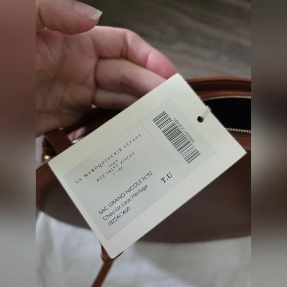 NWT Sezane Sac Grand Nicole No 2 - Picture 11 of 12